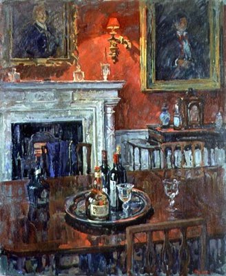 The Red Dining Room by Susan Ryder